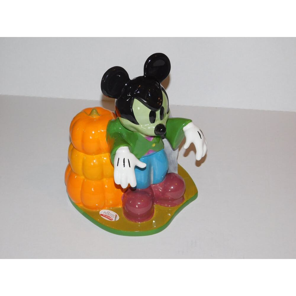 NEW Disney Mickey Mouse Halloween Frankenstein Zombie Cookie Jar Canister